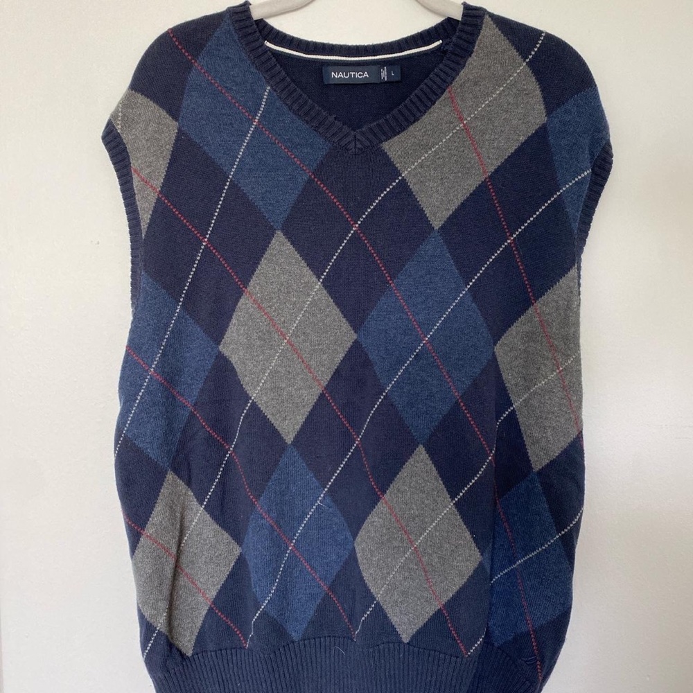 Vintage Nautica sweater vest